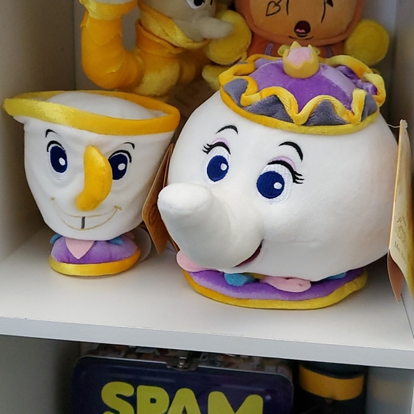 Disney Beauty and the Beast plush-Mrs Potts&Chip